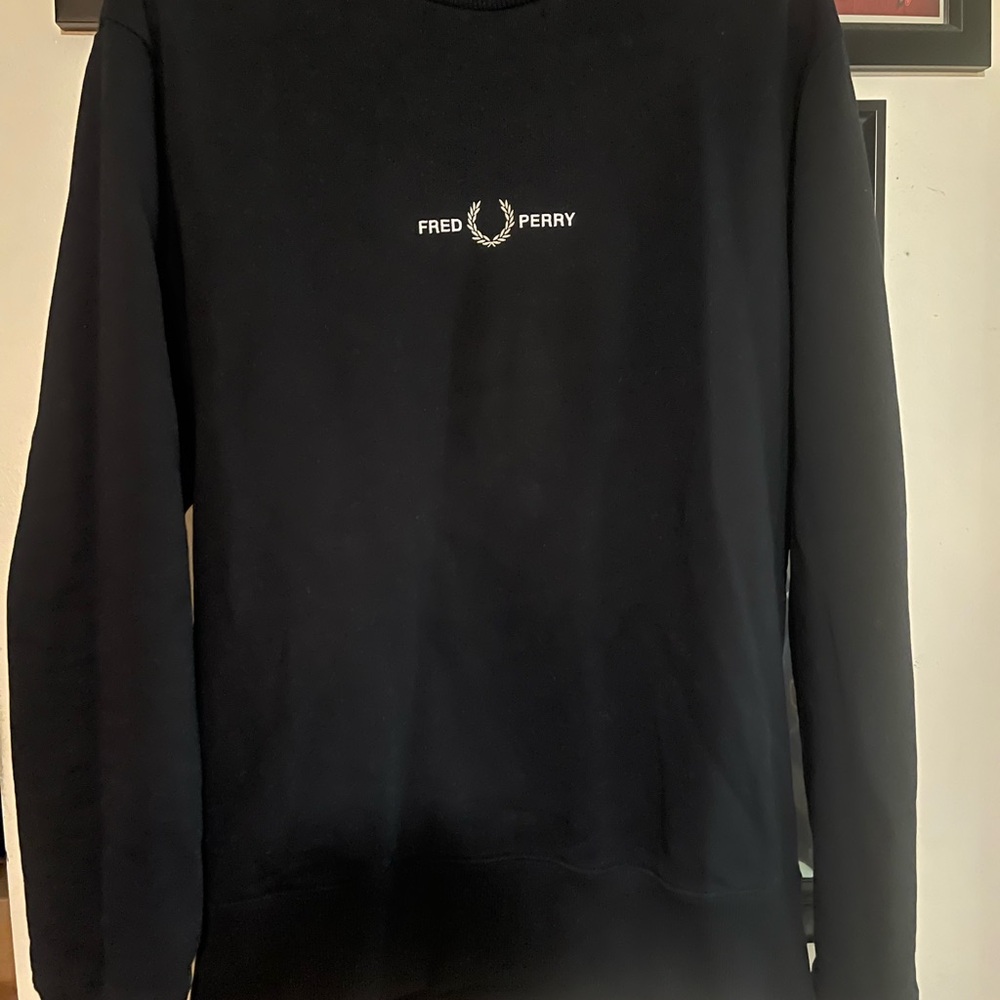 Fred Perry Black Sweatshirt